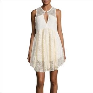 Free people don’t you dare lace shift dress